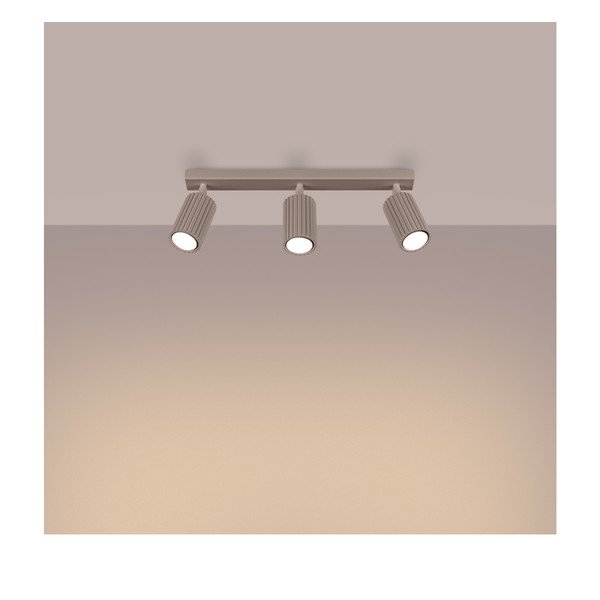 Taupepruun metallist kohtvalgusti 6,5x45 cm Gleam - Sollux-image-1