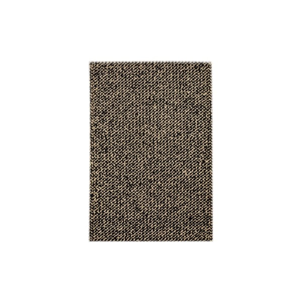 Vlněný koberec Monza Black/White, 170x240 cm