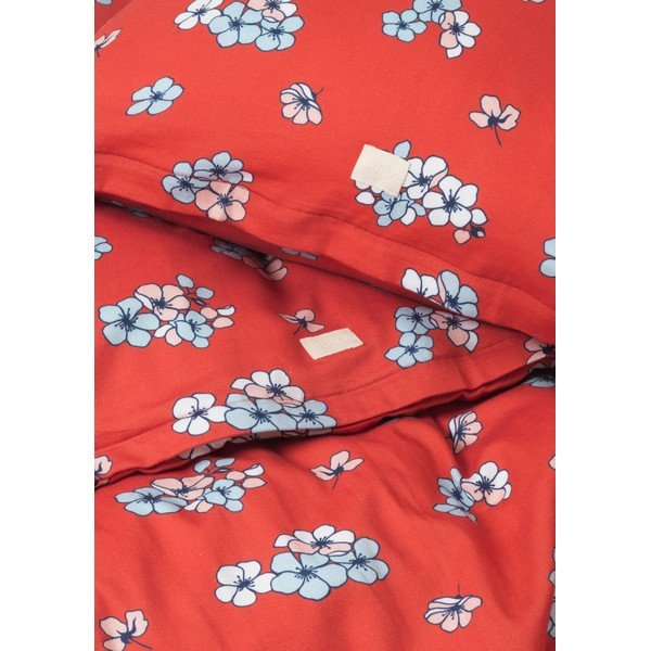 Laiendatud kahekohaline voodipesu puuvillasest satiinist tellisvärvi 200x220 cm Grand Pleasantly - JUNA-image-3