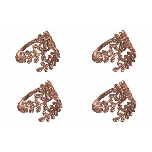 4 metallist salvrätikurõnga komplekt Rose Gold - Villa d'Este-image-4