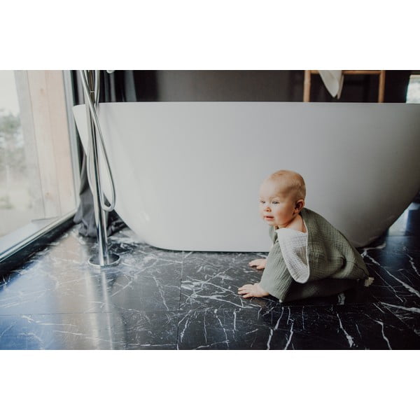 Khakivärvi musliinist beebipontšo 3-8 aastat Muslin – Malomi Kids-image-4