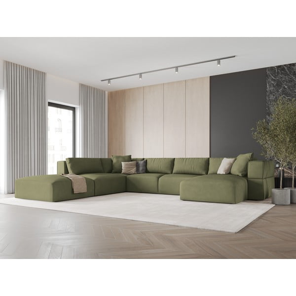 Heleroheline U-kujuline diivan, vasak nurk Esther - Milo Casa-image-1