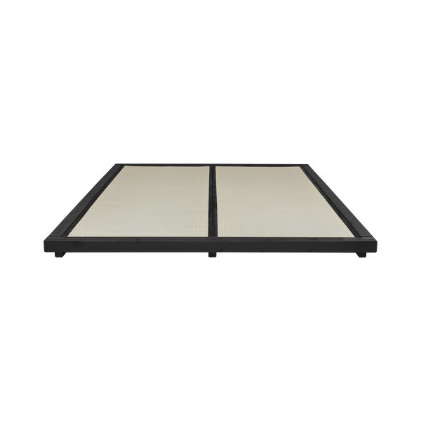 Dvoulůžková postel z borovicového dřeva s matrací a tatami Karup Design Dock Double Latex Black/Natural, 160 x 200 cm-image-4