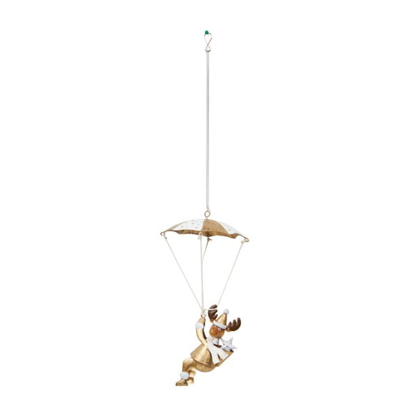 Závěsná dekorace Archipelago Gold Deer Parachute Spring, 25 cm
