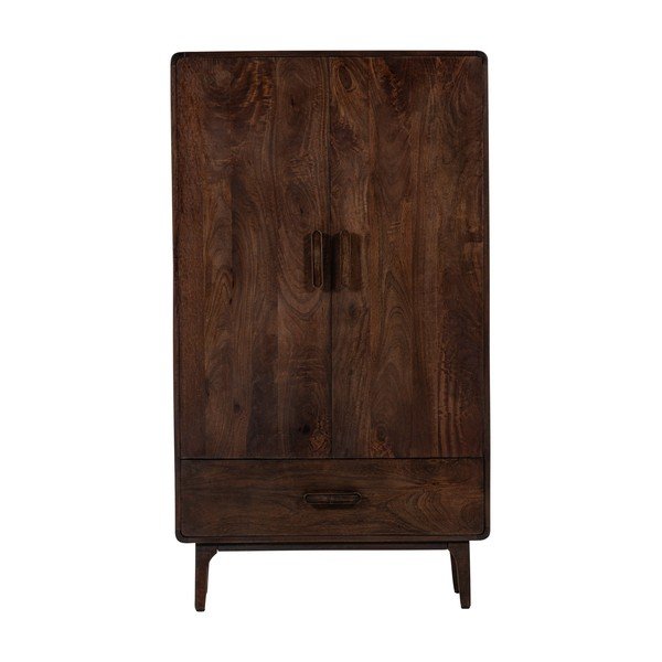 Mangopuidust kapp tumedas naturaalses värvitoonis 85x150x35 cm Liya - WOOOD-image-2