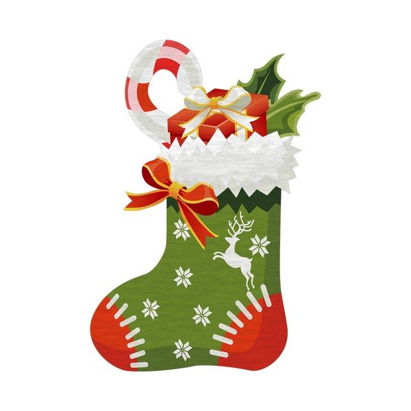 Koberec Vitaus Christmas Sock With Sweets, 60 x 100 cm