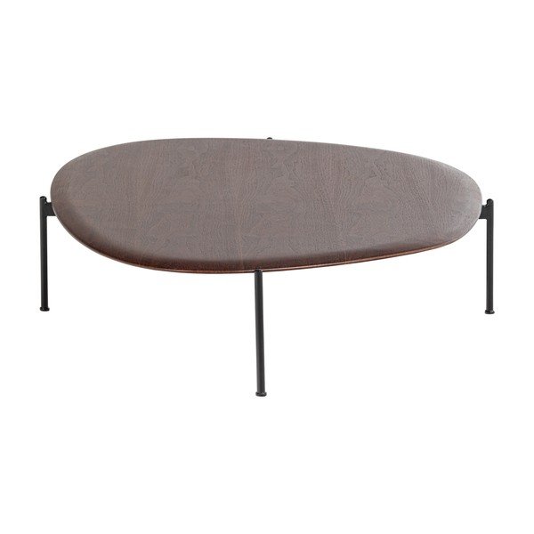 Tume naturaalses värvitoonis kohvilaud 97x121 cm Kota - WOOOD-image-4