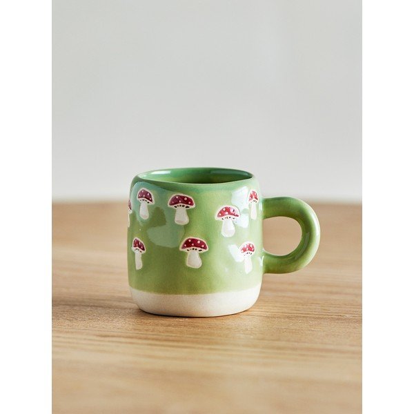 Roheline laste kruus kivikeraamikast 110 ml Millie - Bloomingville Mini-image-1