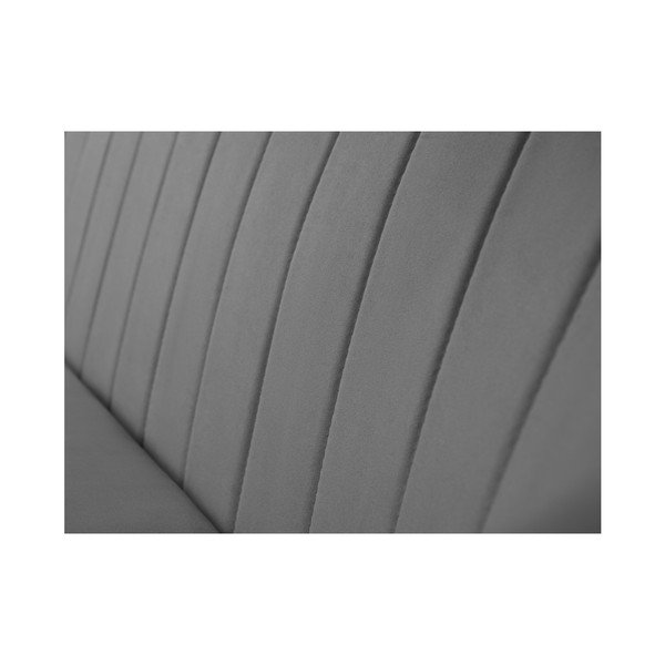 Šedá pohovka pro dva Mazzini Sofas Toscane, černé nohy-image-4