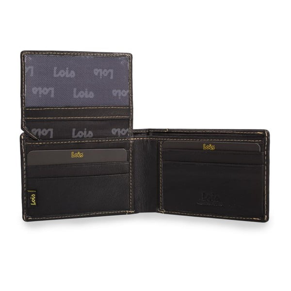 Pánská kožená peněženka LOIS no. 386, černá