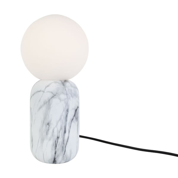 Valge marmorist lauavalgusti , kõrgus 32 cm Gala - Leitmotiv