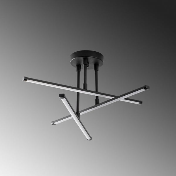 Must LED laevalgusti 26x51 cm Ledflower - Opviq lights-image-1