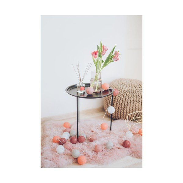 Oranž ja roosa valguskett LED-pirnidega , 30 valgustit - LUKKA-image-1