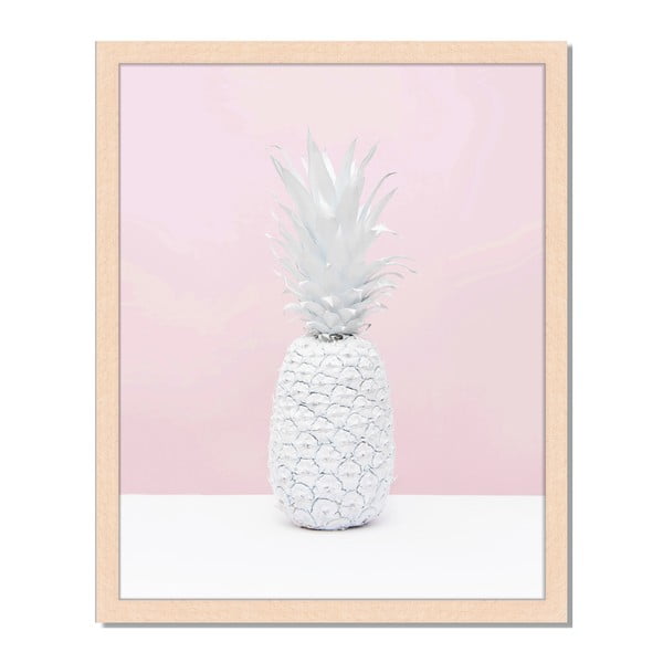 Obraz v rámu Liv Corday Scandi Pineapple, 40 x 50 cm