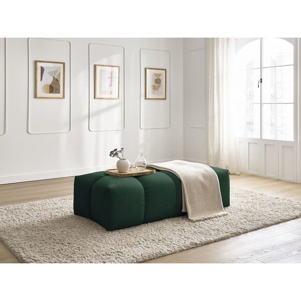 Roheline buklee kangast jalapink Everest - Bobochic Paris-image-4