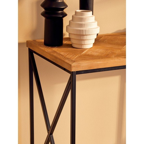 Konsoollaud naturaalses värvitoonis kuusepuidust 48x120 cm Kickford - Premier Housewares-image-4