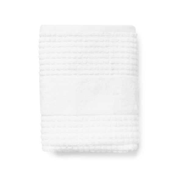 Valge orgaanilisest puuvillast froteerätik 70x140 cm Check - JUNA-image-3