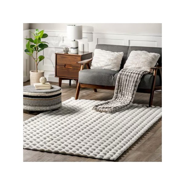 Valge pestav vaip 160x230 cm Bubble White - Mila Home-image-4