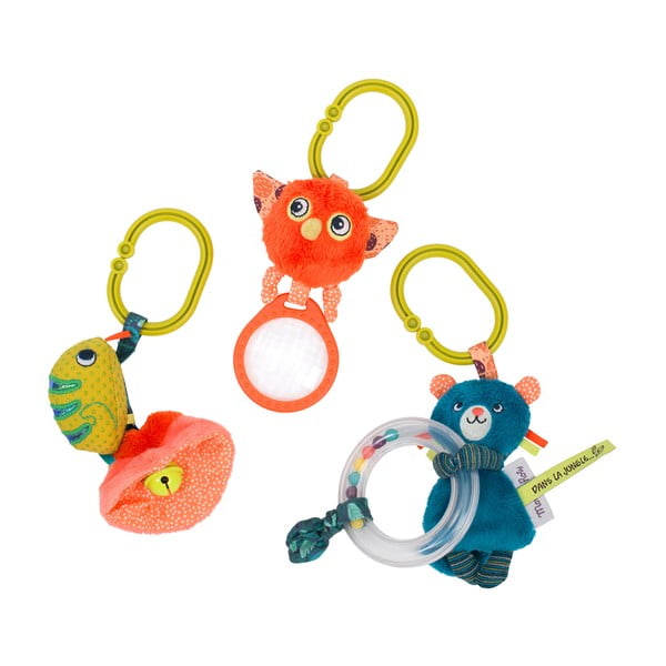 Rippuv mänguasi lapsele Chameleon - Moulin Roty-image-2