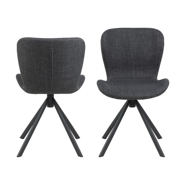 Tumehallid söögitoolid 2tk komplektis Batilda - Actona-image-4