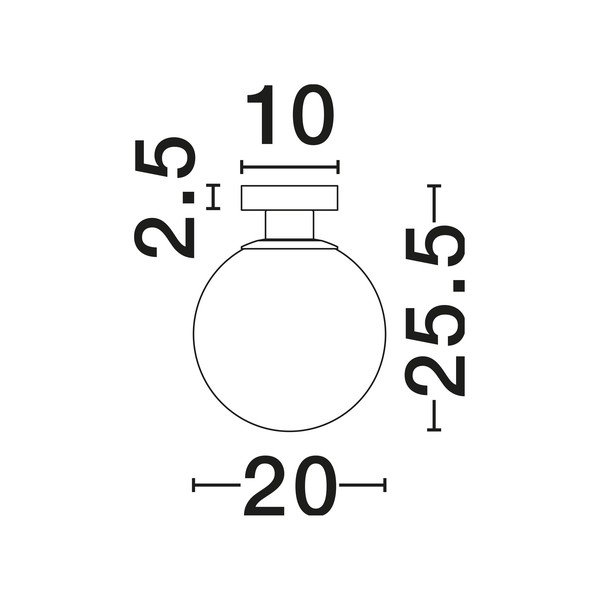 Valge/kuldne klaasist laevalgusti Vita - Nova Luce-image-4