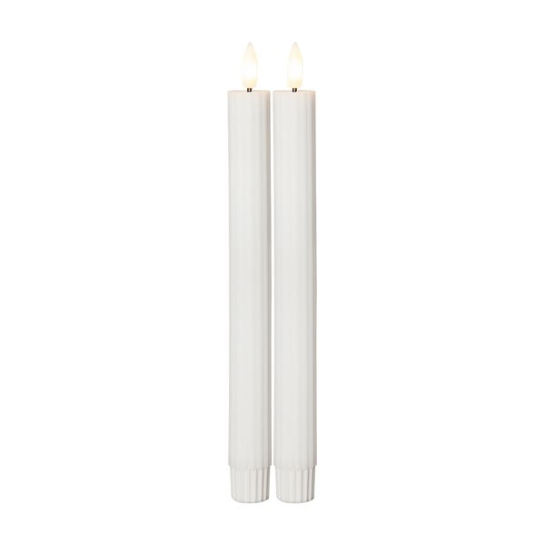 LED-küünlad 2tk komplektis (kõrgus 25 cm) Flamme Stripe - Star Trading