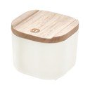 Valge Paulownia puidust kaanega hoiukarp, 9 x 9 cm. Eco - iDesign