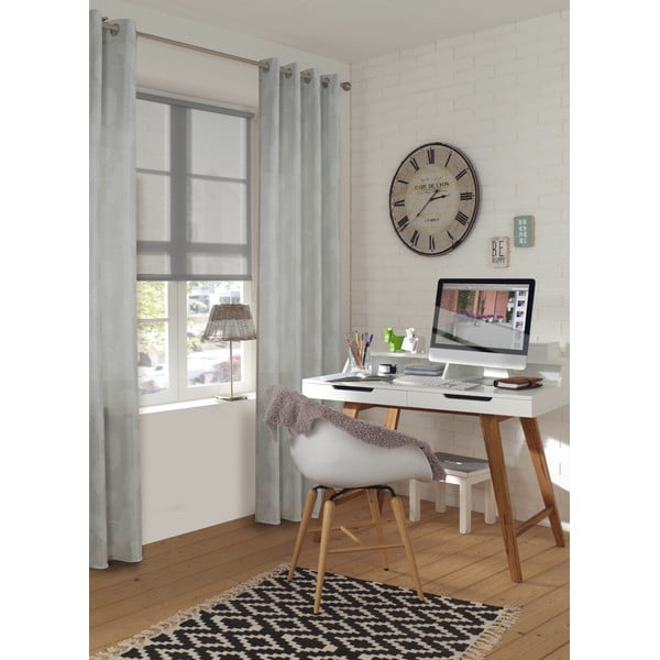 Helehall jacquard kardin 140x245 cm Gingko - Sehlbach-image-2