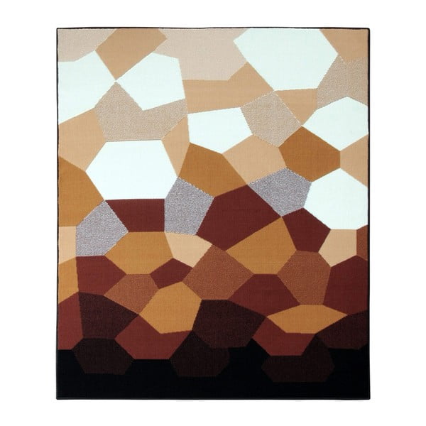 Karamelově hnědý koberec Prime Pile Abstract, 80x150 cm