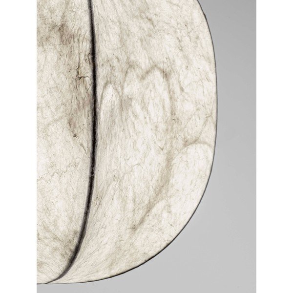 Valge metallist ripplamp tekstiilist varjuga, ø 42 cm Pierida - Nova Luce-image-2