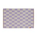 Helekollane-lilla orgaanilisest puuvillast vannimatt 50x80 cm Retro - Mette Ditmer Denmark