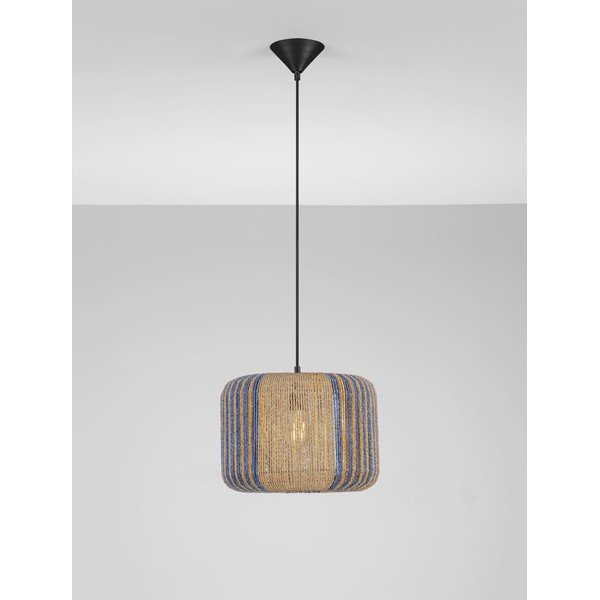 Sinine/naturaalne köiest ripplamp ø 33 cm Abby - Nova Luce-image-4