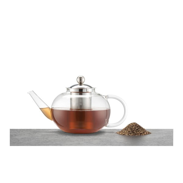 Skleněná konvice s čajovým sítkem Kitchen Craft Le’Xpress, 1400 ml