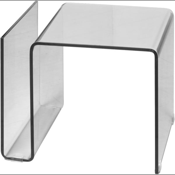 Variabilní skleněný odkládací stolek se stojanem na časopisy Evergreen House-image-1