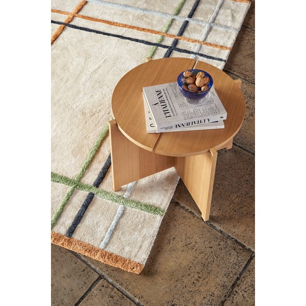 Ümmargune kohvilaud tammepuidust ø 55 cm Dash - Hübsch-image-1