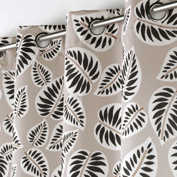 Must-beež kardin 140x260 cm Alma - douceur d'intérieur-image-1