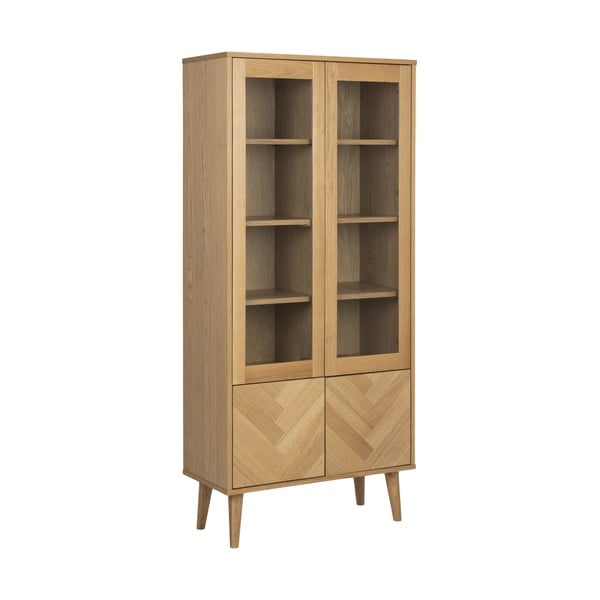 Vitriinkapp tammdekooriga 80x178 cm Nagano - Actona-image-2