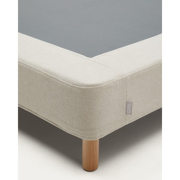 Beež polsterdatud kaheinimesevoodi 180x200 cm Ofelia - Kave Home-image-1