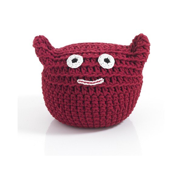 Laste punane pouf Kass - Tomasucci