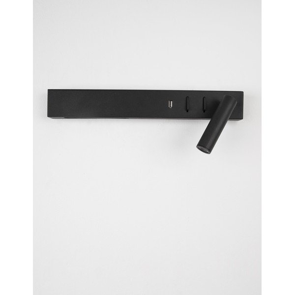 Matt must metallist LED-seinalamp painduva konstruktsiooniga/USB-pordiga Vida - Nova Luce-image-2