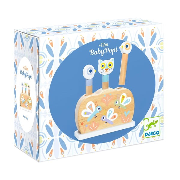 Puidust mänguasi hüppavate loomadega - Djeco-image-1