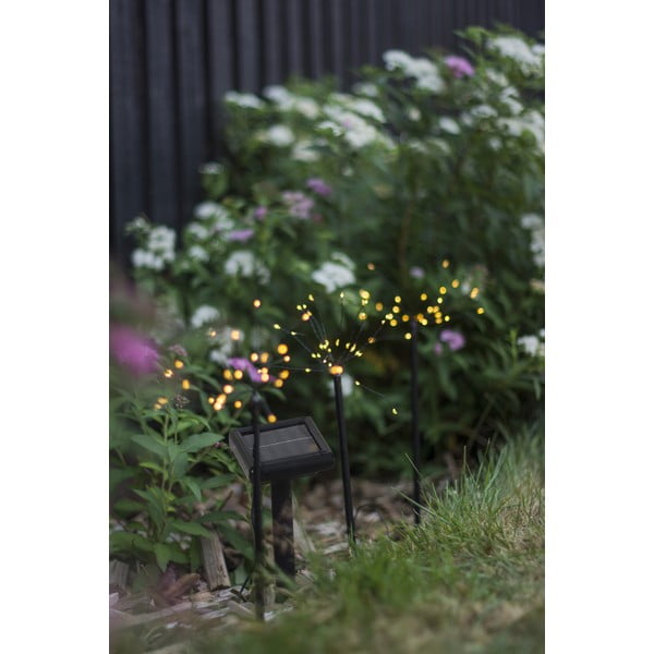 3 päikesepaneeli LED-tulede komplekt väljas, kõrgus 40 cm Firework - Star Trading-image-4