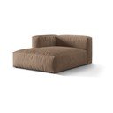 Helepruun bukleekangast diivanimoodul (vasak nurk) Martina - Micadoni Home