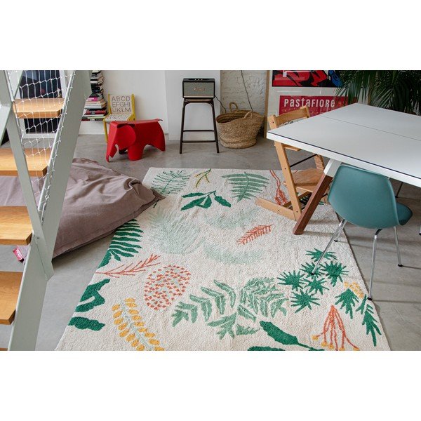 Pestav käsitsi kootud puuvillane laste vaip 170x240 cm Botanic Plants - Lorena Canals-image-3