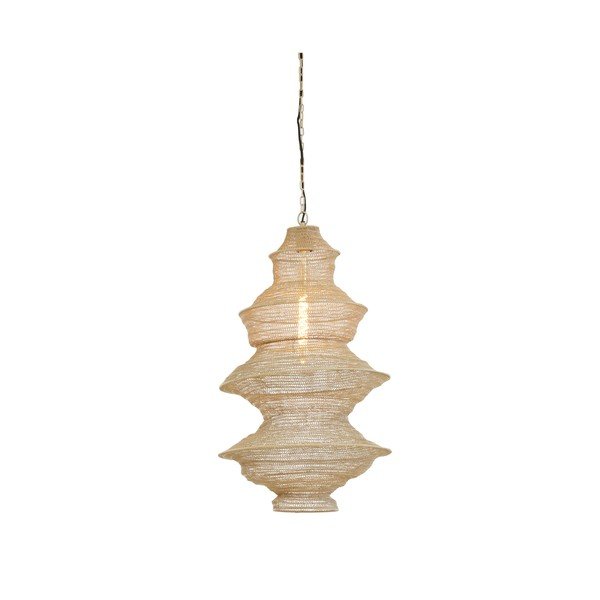 Beež metallist rippvalgusti Nakisha - Light & Living-image-2