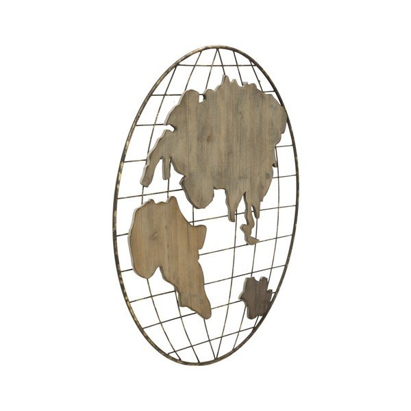 Nástěnná dekorace Mauro Ferretti Globe Map, ⌀ 88 cm-image-4