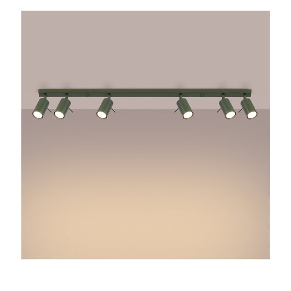 Roheline laevalgusti 6x117 cm Etna - Sollux-image-4