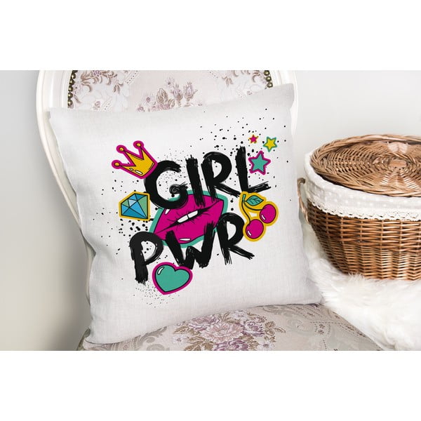 Laste padjakate 43x43 cm Girl Power - Mila Home-image-1