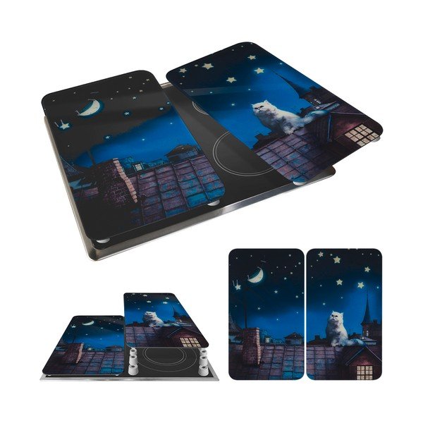 Karastatud klaasist pliidikatte komplekt 2 tk 30x52 cm - Maximex-image-3