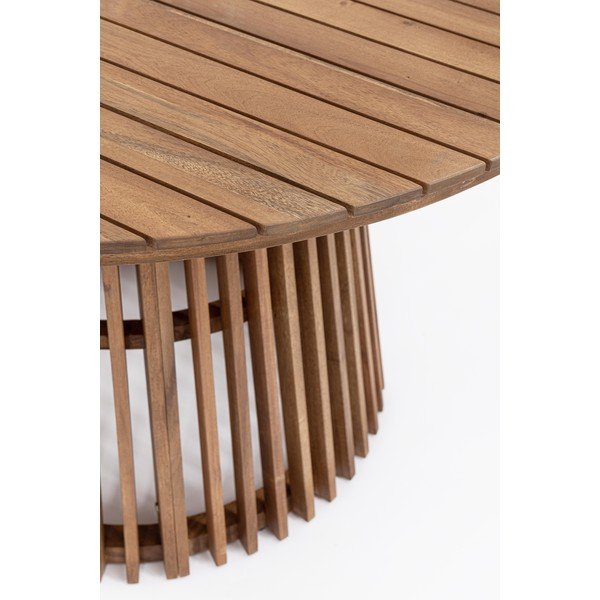 Akaatsiapuidust ümmargune aia söögilaud ø 120 cm Rodano - Bizzotto-image-4